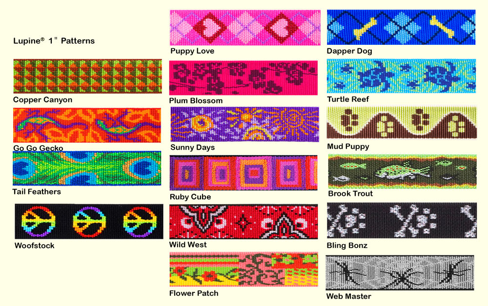 lupine dog collars