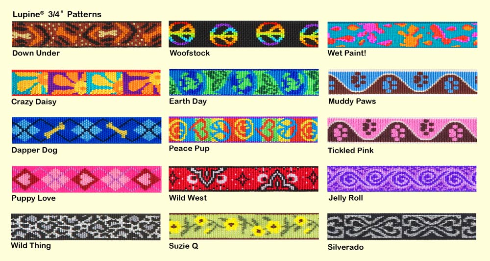 thumbnail image 2 of Lupine Dog Collar & Leash Set – Nylon, Animal Patterns, Lifetime Guarantee (NWT) 2 of 3